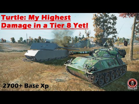 Turtle: My Highest Damage in a Tier 8 Yet! - World of Tanks Console