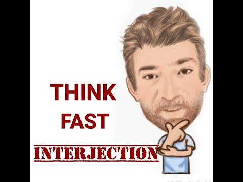 English Tutor Nick P Interjections (165) Think Fast- Two Meanings