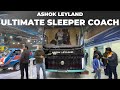 New Ashok Leyland Garuda Bus Ultimate Sleeper Coach Bharat Mobility Expo 2025