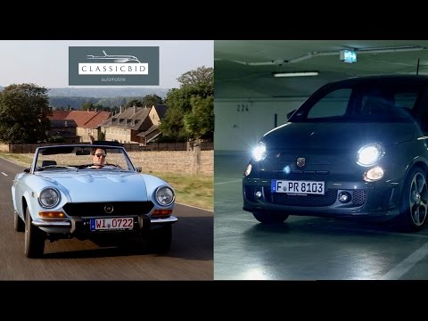 Alt Gegen Neu - Fiat 124 Spider vs. Fiat Abarth 595 Competizione - Classicbid