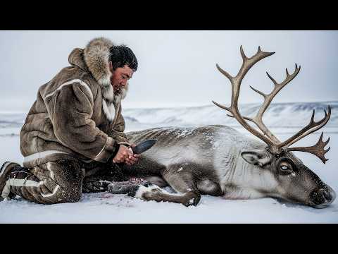 The Inuit vs a 200-Kilogram Caribou — A Hunt Built on Deception