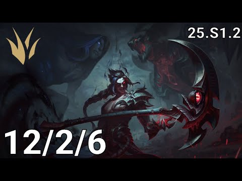 Kayn Jungle vs Diana - EUW Master | Patch 25.S1.2
