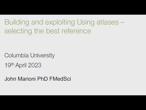 IICD Seminar Series: John Marioni, Genentech