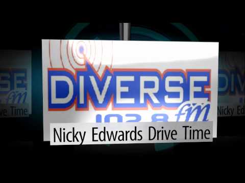 Nicky Edwards Drive Time on Diverse 102.8fm