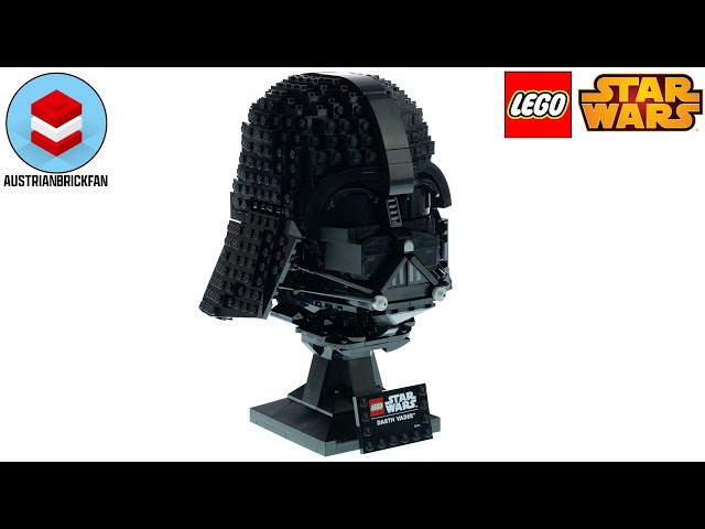 Vídeo relacionado con LEGO Star Wars Casco de Darth Vader Maqueta de Construcción y Manualidad para Adultos, Pieza de Colección, Regalo para Hombres y Mujeres Fans de la Saga de la Guerra de Las Galaxias 75304