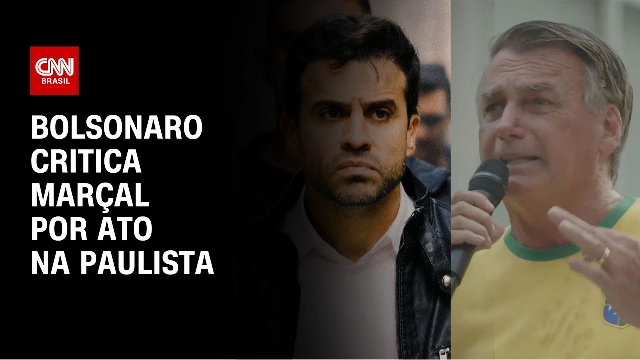 Bolsonaro critica Marçal por ato na paulista | AGORA CNN