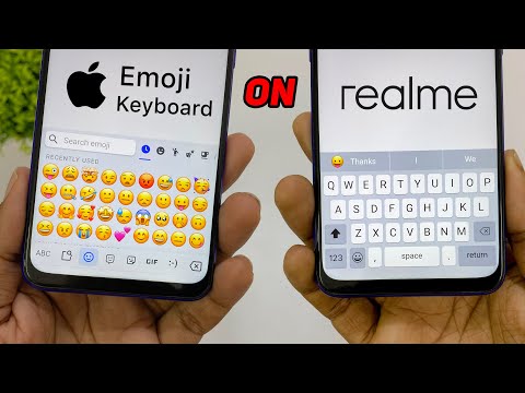 Get iOS 14 new keyboard & 😎 emoji on your any Realme phone