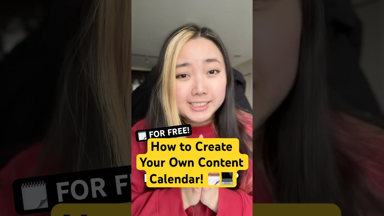 How to Create Your Own Content Calendar Template! #contentmarketing  #businessmarketing