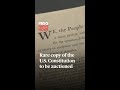 WATCH: Rare copy of the U.S. Constitution to be auctioned #shorts