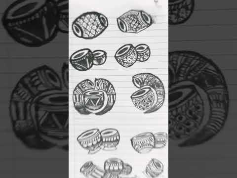 dhol mehndi design for bridal 🥰