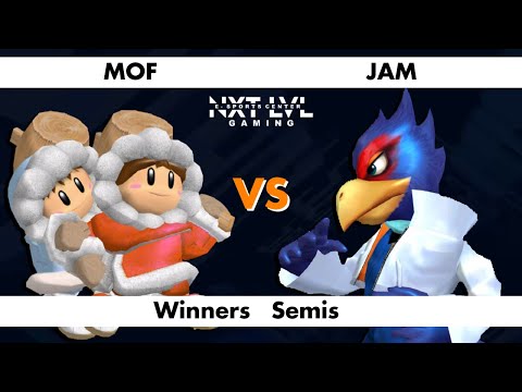 NXT LVL Gaming 8 - Winners Semis - MOF (Ice Climbers) vs JAM (Falco) - SSBM Smash Melee