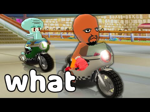 so I made my own custom tracks in mario kart wii...