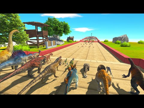All Dinosaurs Race To Rescue a Pig - Animal Revolt Battle Simulator