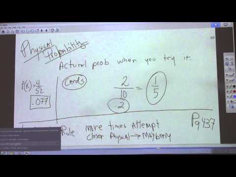 7A Probabilty 9/14/15 - Video II