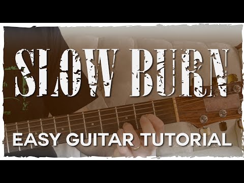 "Slow Burn" Guitar Tutorial (Easy Chords & Strumming) Kacey Musgraves