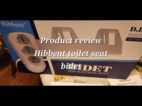 Product review Hibbent Toilet Seat Bidet with Self Cleaning Dual Nozzle, Hot and Cold Water Spray
