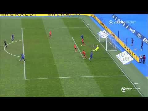 KOMNEN ANDRIĆ S METRA GAĐA OKVIR! Velik promašaj napadača Dinama protiv Šibenika / 05.03.2022.