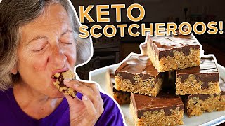 Keto Scotcheroos! - Keto Rice Crispy Treats