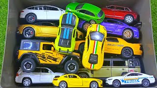 Box Full of Model Cars -Mazda Mx5, Koenigesgg Jesko, Lamborghini Scv12, Byd Yang Wang U8, Toyota Car