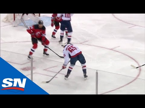 Andre Burakovsky’s Laser Shot Goes Between Eric Tangradi’s Legs And Finds Top Corner