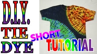 DIY Sun And Earth Tie Dye Shirt [Short Tutorial] #53