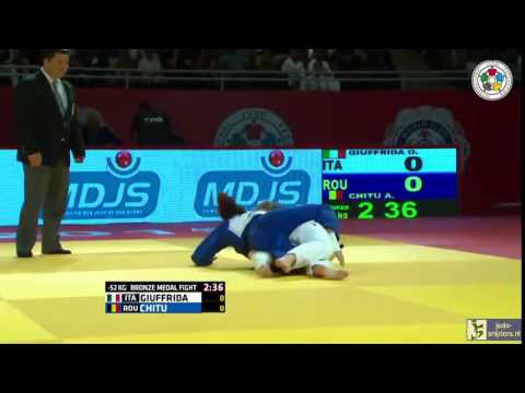 Judo 2015 World Masters Rabat: Giuffrida (ITA) - Chitu (ROU) [-52kg] bronze