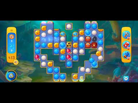 Fishdom Carnival of Gifts Stage 18 - Atlantis Cup Level 51 Completed All The Tasks March 3 2023