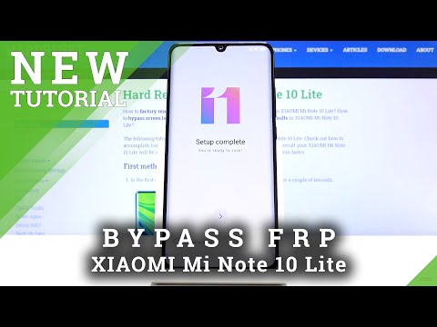 How to Skip Google Verification in Xiaomi Mi Note 10 Lite - Bypass FRP