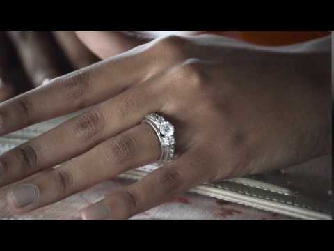 0.5 ct. Channel and Prong Round Stone Ring Wrap Enhancer - TwoBirch TB-WRAP-0087-WG-H