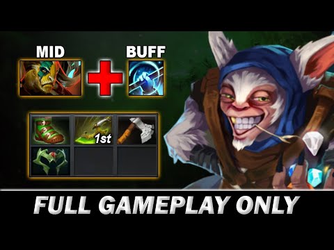 ELDER TITAN MID + EMPOWER BUFF, Meepo with First item Swift Blink - Full Gameplay Meepo #341