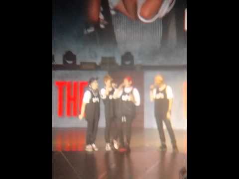 [20150829]BTS The Red Bullet in Hong Kong - Happy birthday to Rap monster and JungKook