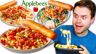 Trying Applebee’s FULL Pasta Menu! Which Is The Best - RESTAURANT REVIEW!