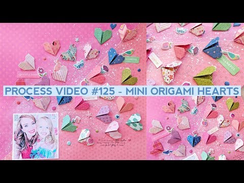 Process Video #125 - How To Make Mini Origami Hearts