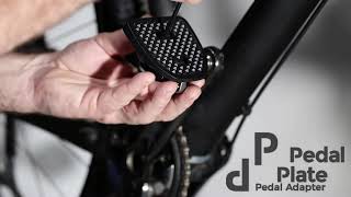 Adaptér PEDAL PLATE 2.0 pro SHIMANO SPD MTB, plastový
