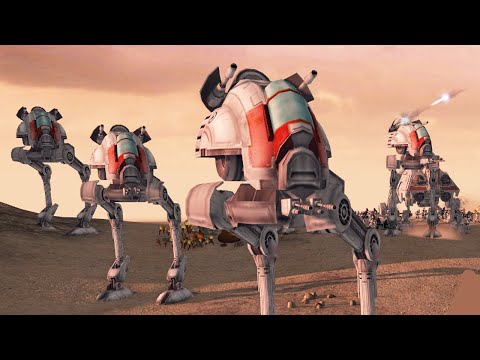 Clone Troopers vs CIS Battle Droids - Ultimate Star Wars Mod | Men of War: Assault Squad 2