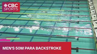 Men's 50m para backstroke final | 2026 Speedo Canadian Open | #CBCSports