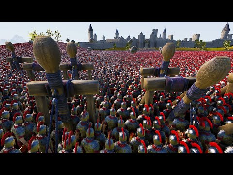5 Million Soldiers Siege CASTLE SUPER FORTRESS! - Ultimate Epic Battle Simulator 2 UEBS 2