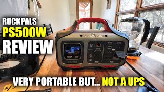 RockPals 500w PS500 Power Station Review with SP003 Solar Panel - One Issue That Can't Be Overlooked