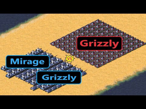 Mirage + Grizzly vs Grizzly - Same Cost - Red Alert 2