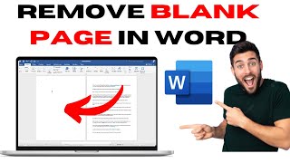 How to Remove Blank Page in Word | Microsoft Word Tutorial
