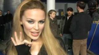 Kylie Minogue in the making of Giving You Up