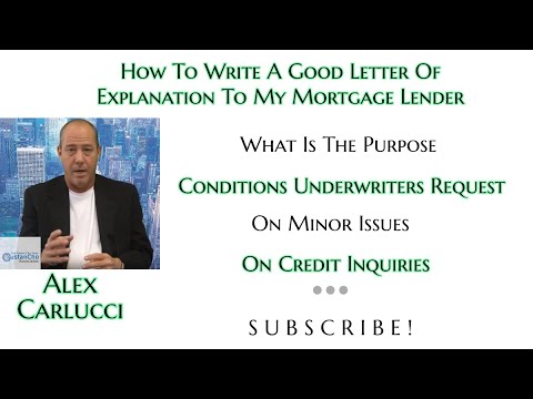 How To Write A Good Letter Of Explanation To My Lender