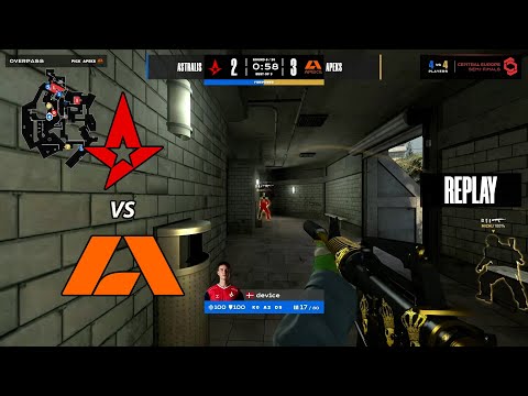Astralis vs APEKS - HIGHLIGHTS  - OVERPASS - CCT CENTRAL EUROPE -  SEMI-FINAL CSGO 2022