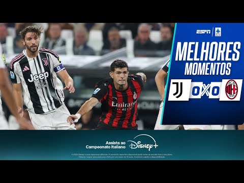 Gols e lances de Juventus x Milan