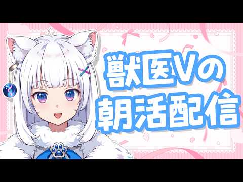 お喋り獣医が元気に語りまくる朝活【北国ここな/獣医Vtuber/朝活配信】