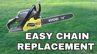 Ryobi Chainsaw Chain Replacement: Install & Tension Correctly