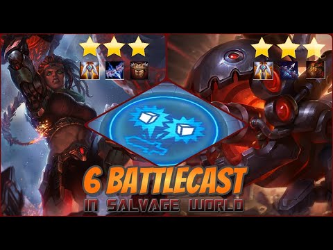 6 SLOWROLL-BATTLECAST IN THE NEW GALAXY!!! | TFT 3.5 | Teamfight Tactics Galaxies