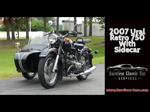 2007 Ural Retro 750 With Sidecar Jerry Can Wire Wheels