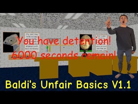 Baldi's Unfair Basics V1.1 - Baldi's Basics Mod