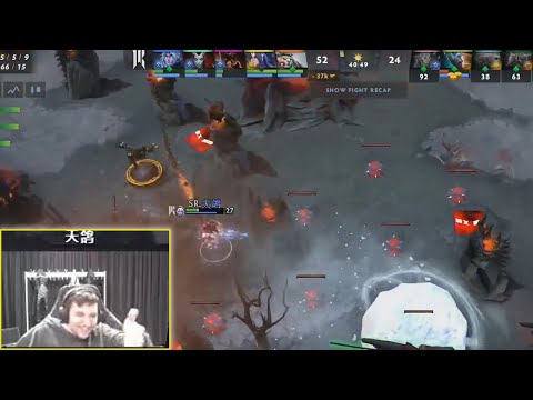 Arteezy laughing when Cr1t didn't snowball him & died to mines inside ex-HR base